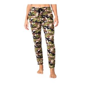 Blis - Olive Camouflage Pocket Drawstring Joggers - Women